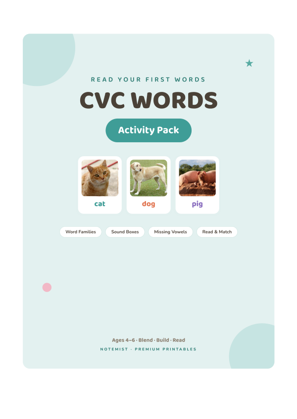 CVC Word Activities